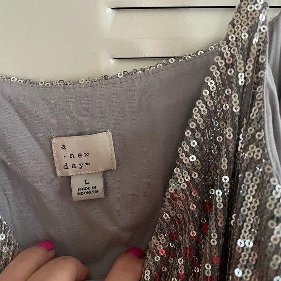 NWOT a new day sequin mini dress. - Picture 5 of 5